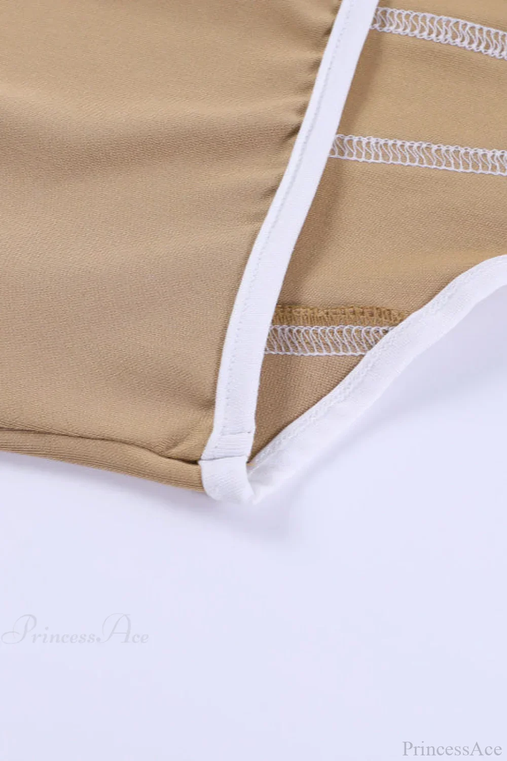 Slim Color Block Open Back Sexy Bustier Corset - Image 5