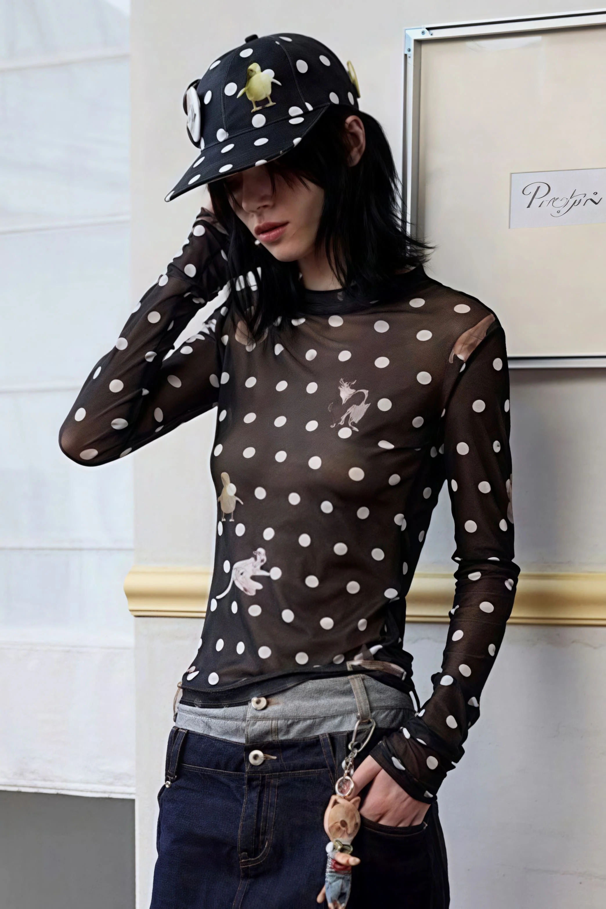 Slim Fit Short Length Animal Print Blouse - Image 7