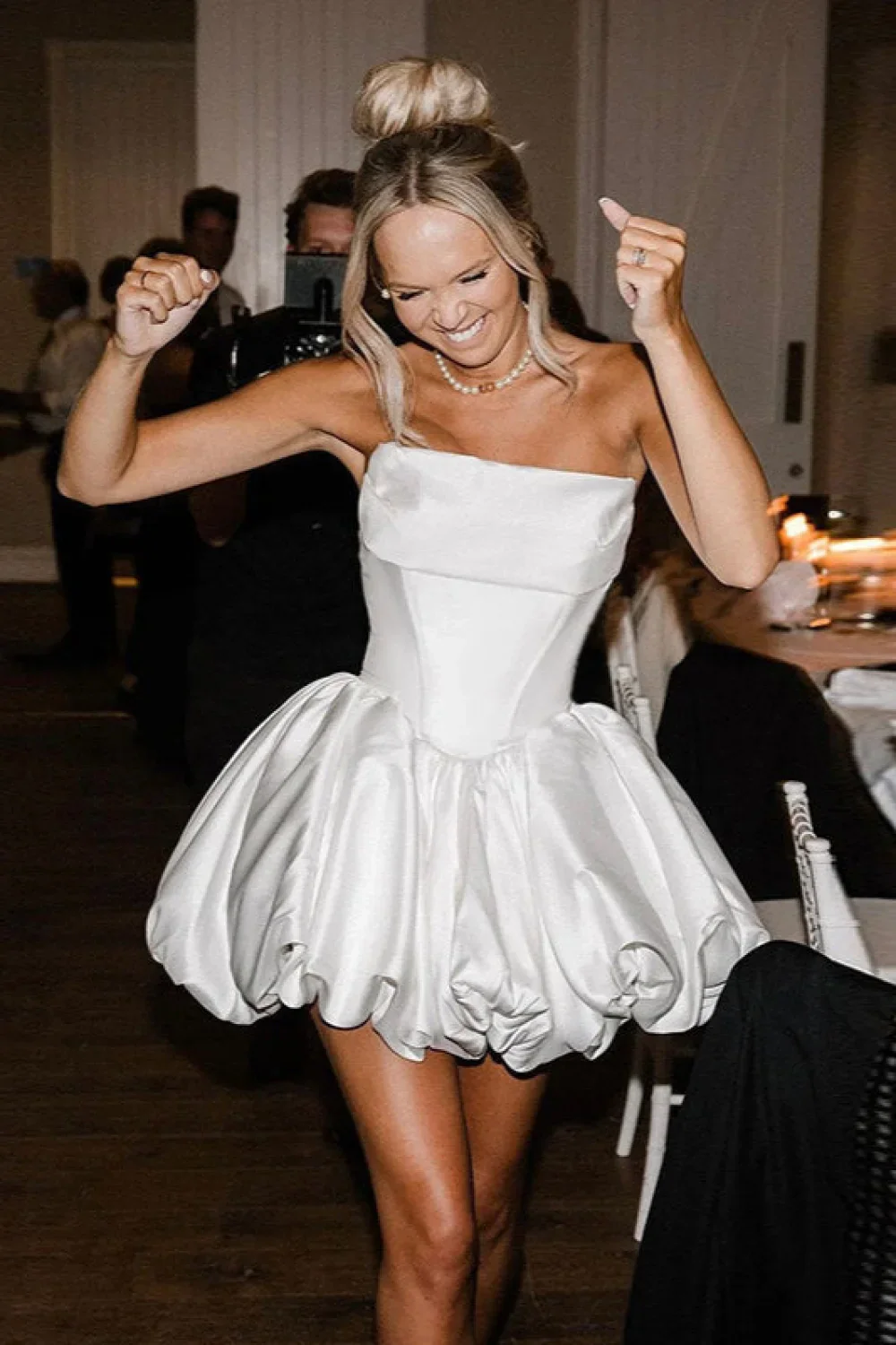 Slinky Strapless Fitted Party Dress - Image 7