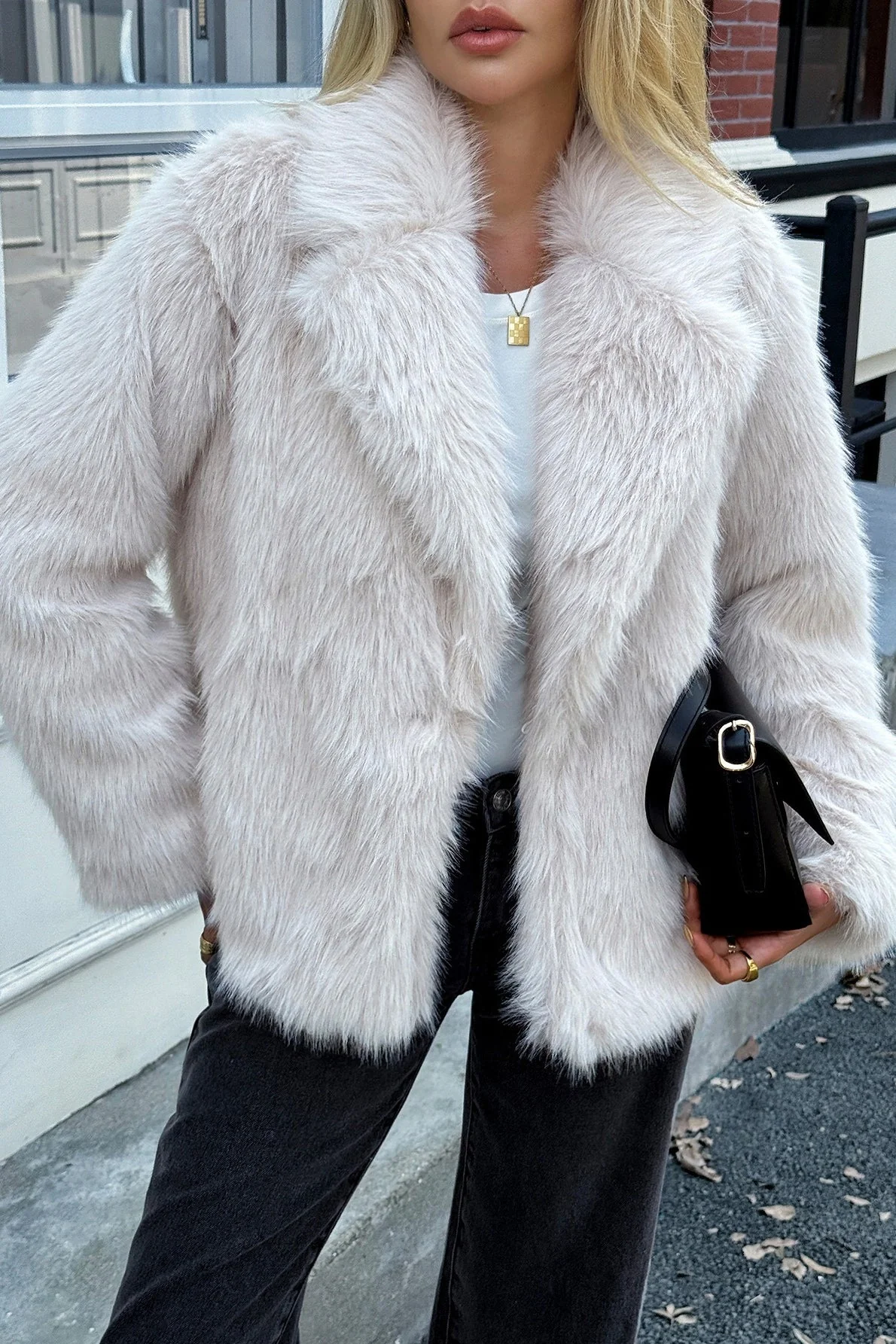 Soft Plush Casual Long Sleeve Coat - Image 10