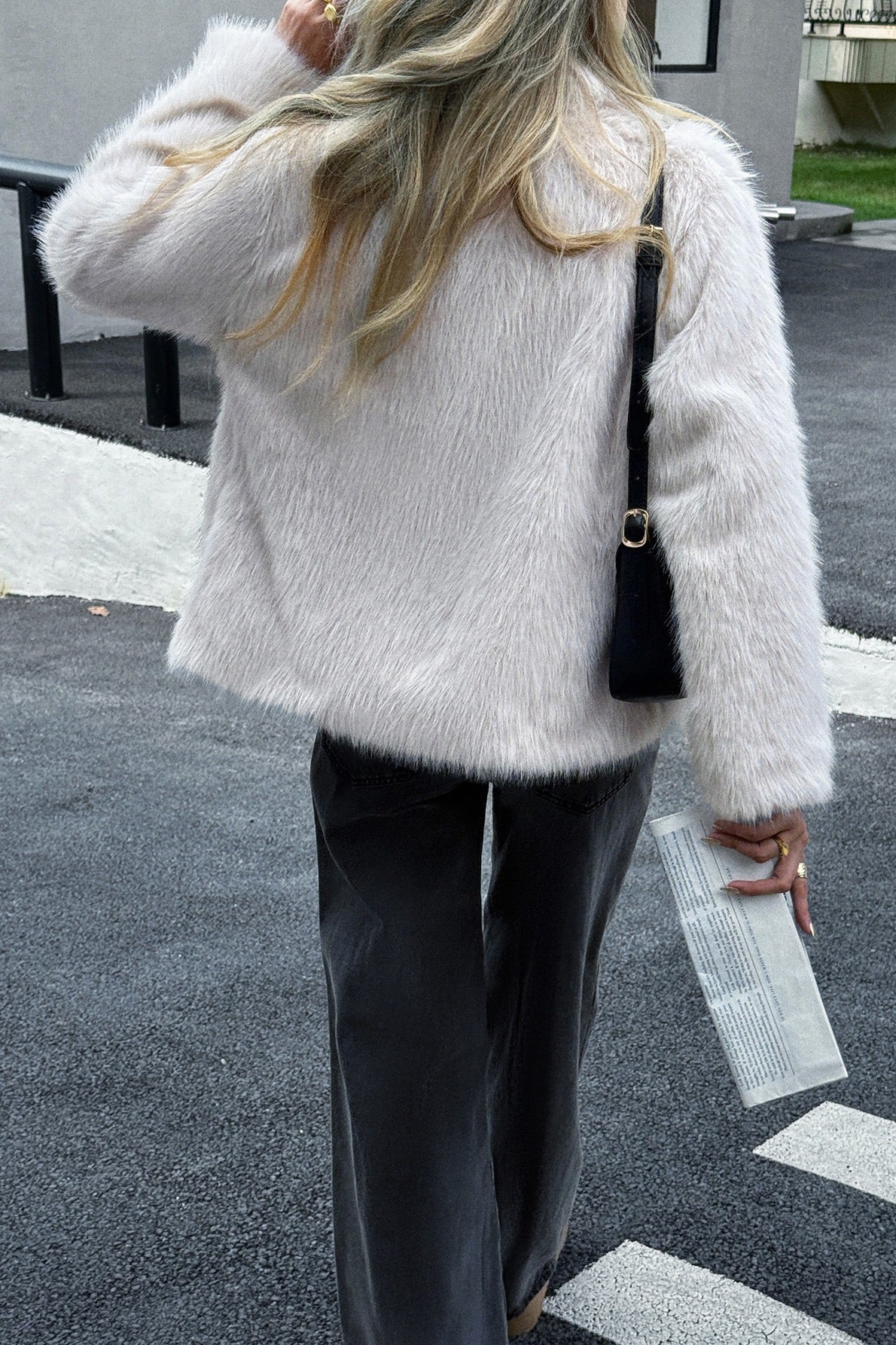Soft Plush Casual Long Sleeve Coat - Image 12