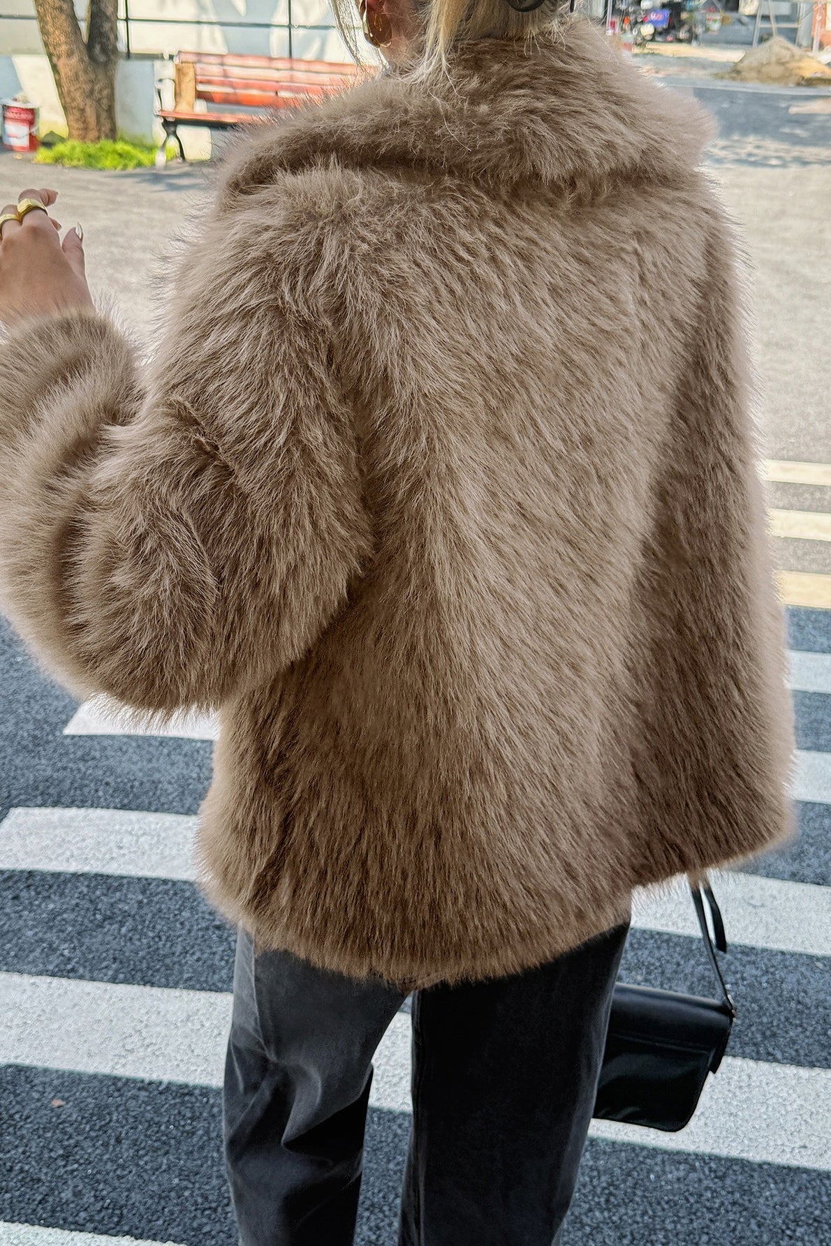 Soft Plush Casual Long Sleeve Coat - Image 6