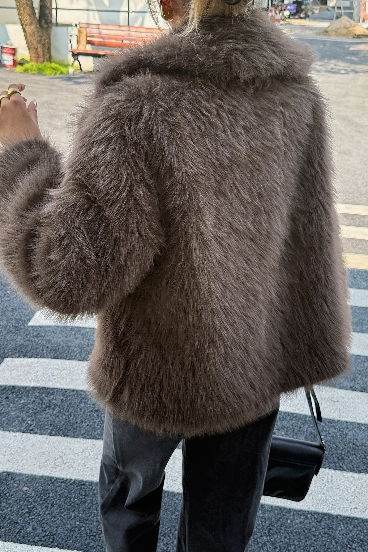 Soft Plush Casual Long Sleeve Coat - Image 9