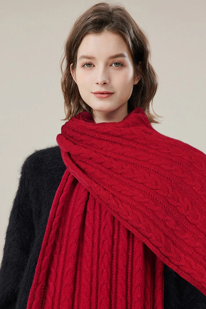 Soft Plush Long Cozy Scarf - Image 2