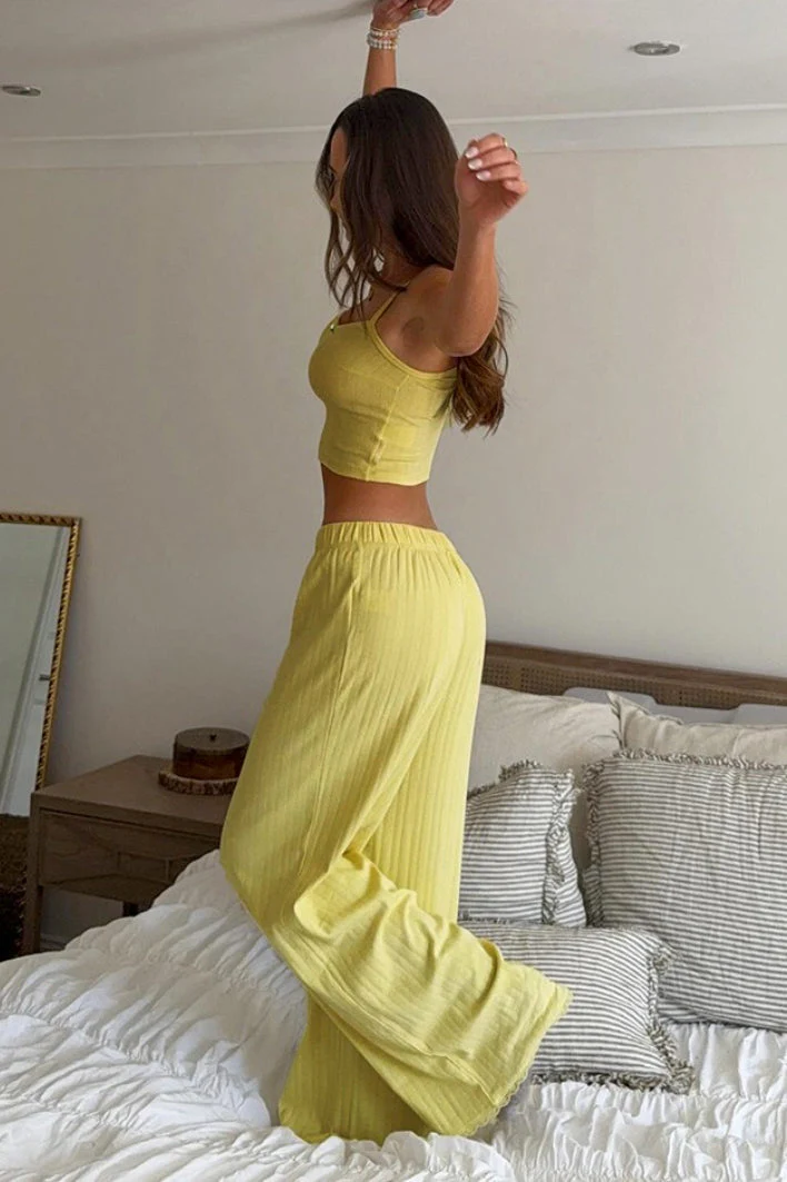 Soft Relaxed Cami Pants Two Piece Set - Image 2