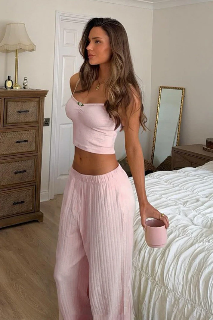 Soft Relaxed Cami Pants Two Piece Set - Image 8
