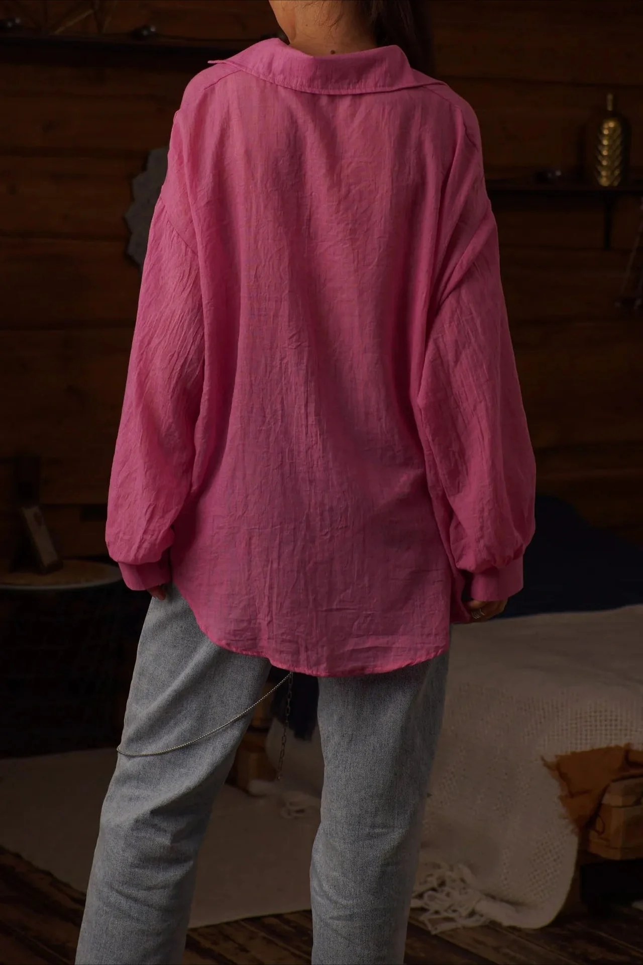Solid Casual Chic Long Sleeve Blouse - Image 16