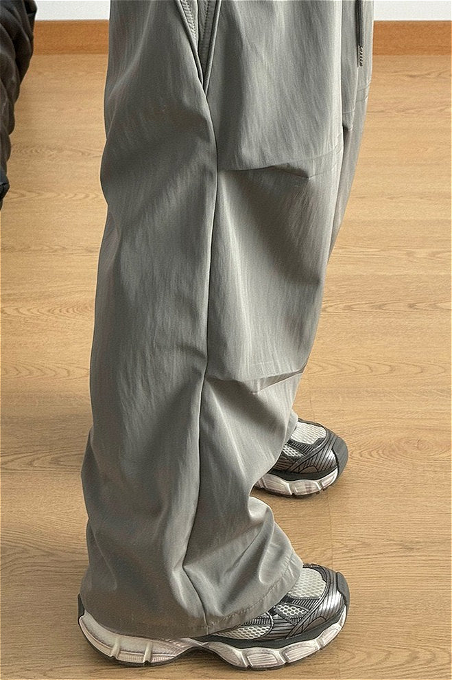 Solid Paneled Quick Dry Casual Pants - Image 12
