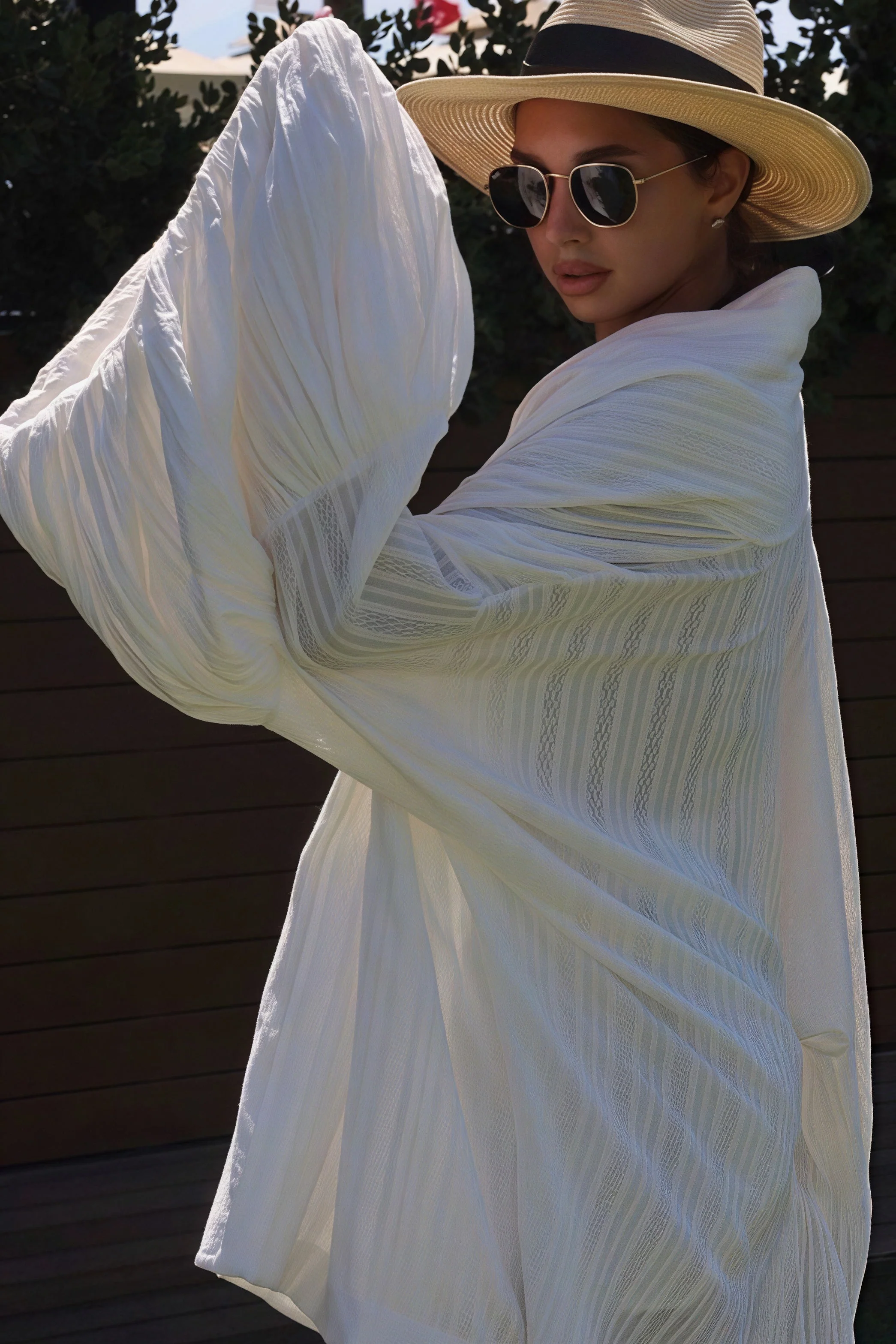 Solid Tie Loose Cutout Two Piece Set - Image 4
