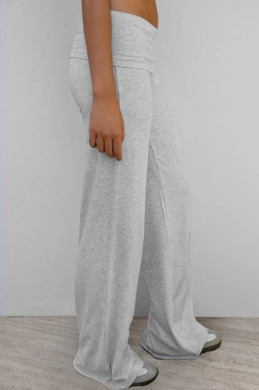 Solid Wing Sequin Embroidered Casual Pants - Image 5