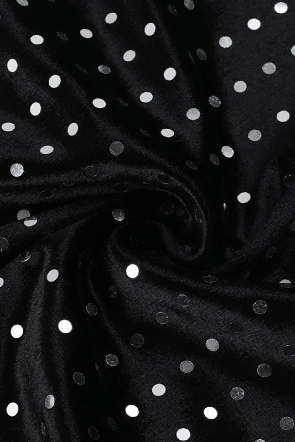 Sparkly Velvet Cami Bodycon Mini Dress - Image 5