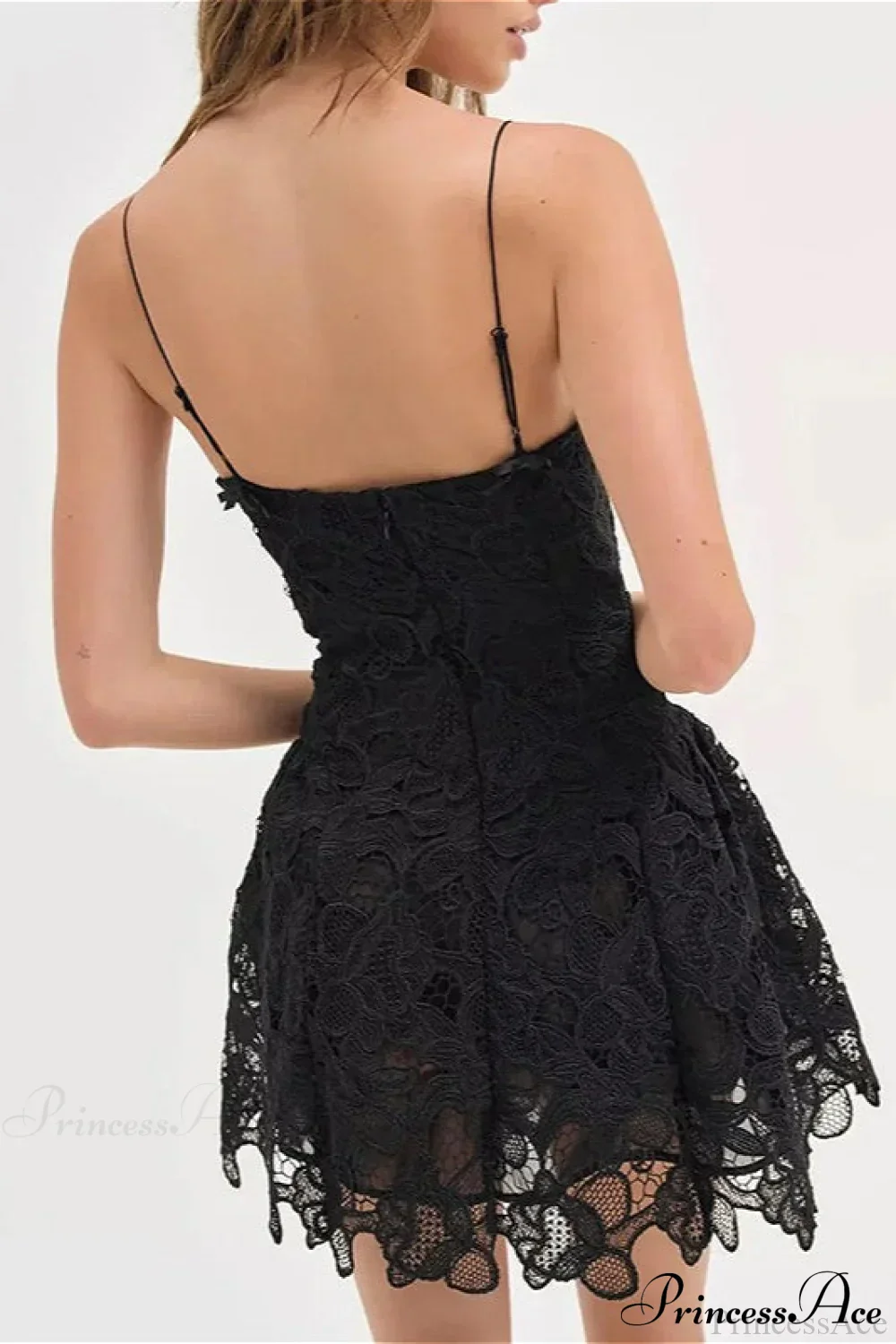 Strapless Lace Embroidery Sexy Party Dress - Image 4
