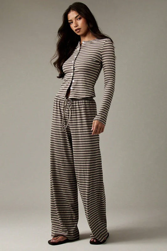 Stripe Button Cord Easy Two Piece Set - Image 12