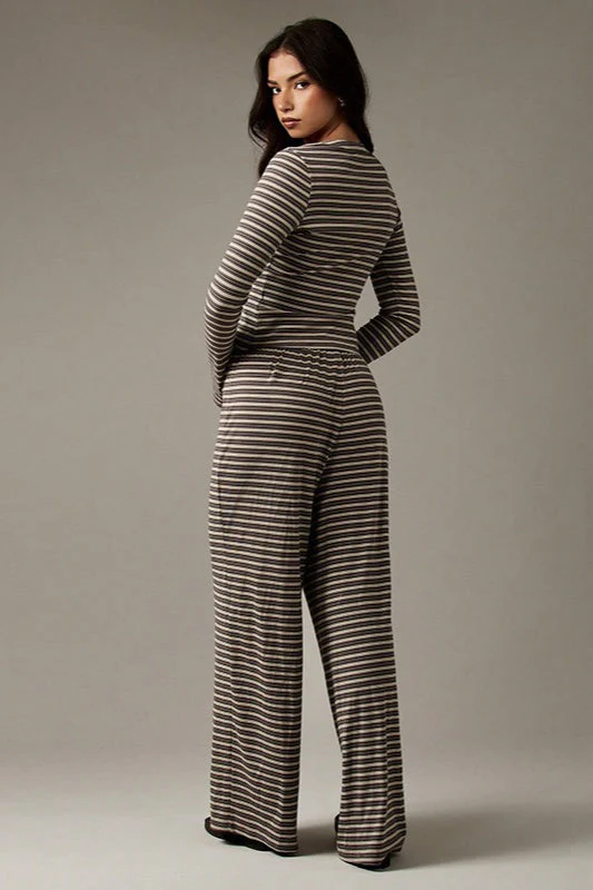 Stripe Button Cord Easy Two Piece Set - Image 13