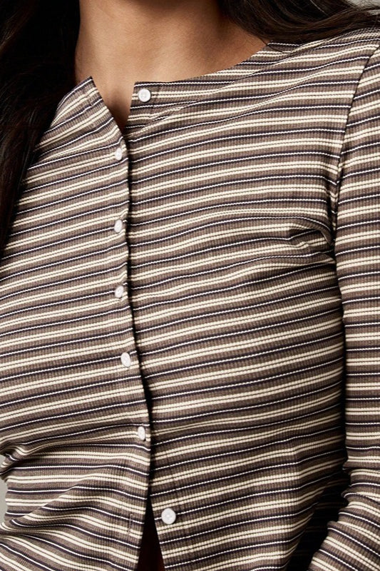 Stripe Button Cord Easy Two Piece Set - Image 14