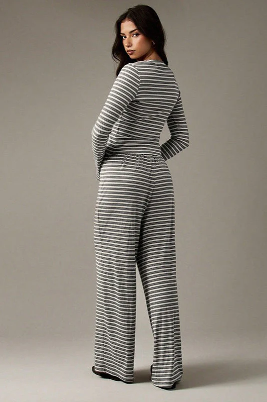 Stripe Button Cord Easy Two Piece Set - Image 17