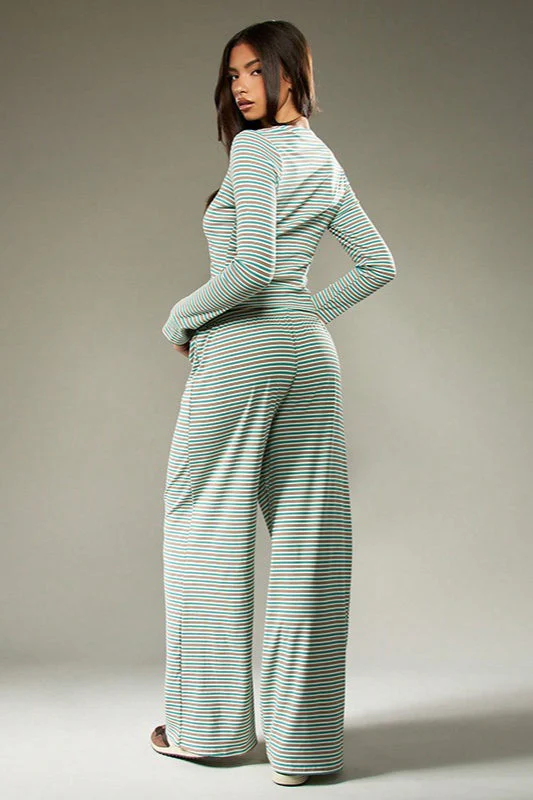 Stripe Button Cord Easy Two Piece Set - Image 7