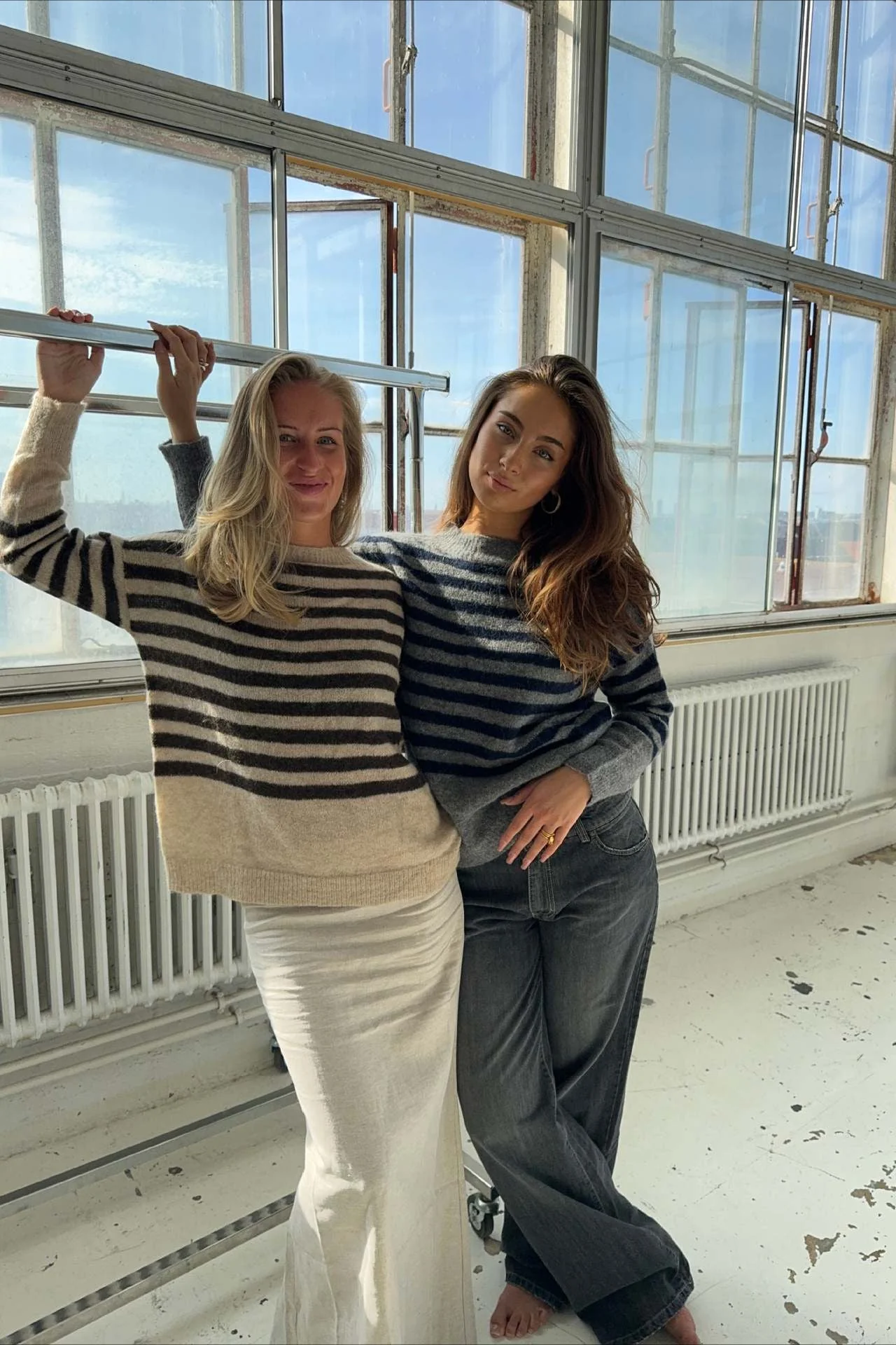 Striped Casual Chic Loose Slouchy Knit Sweater - Image 5