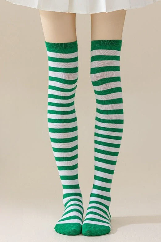Striped Knee High Socks - Image 4