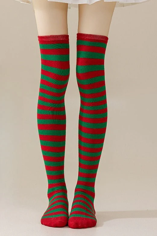 Striped Knee High Socks - Image 6