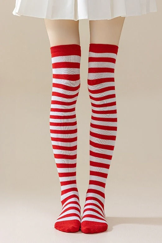 Striped Knee High Socks - Image 7