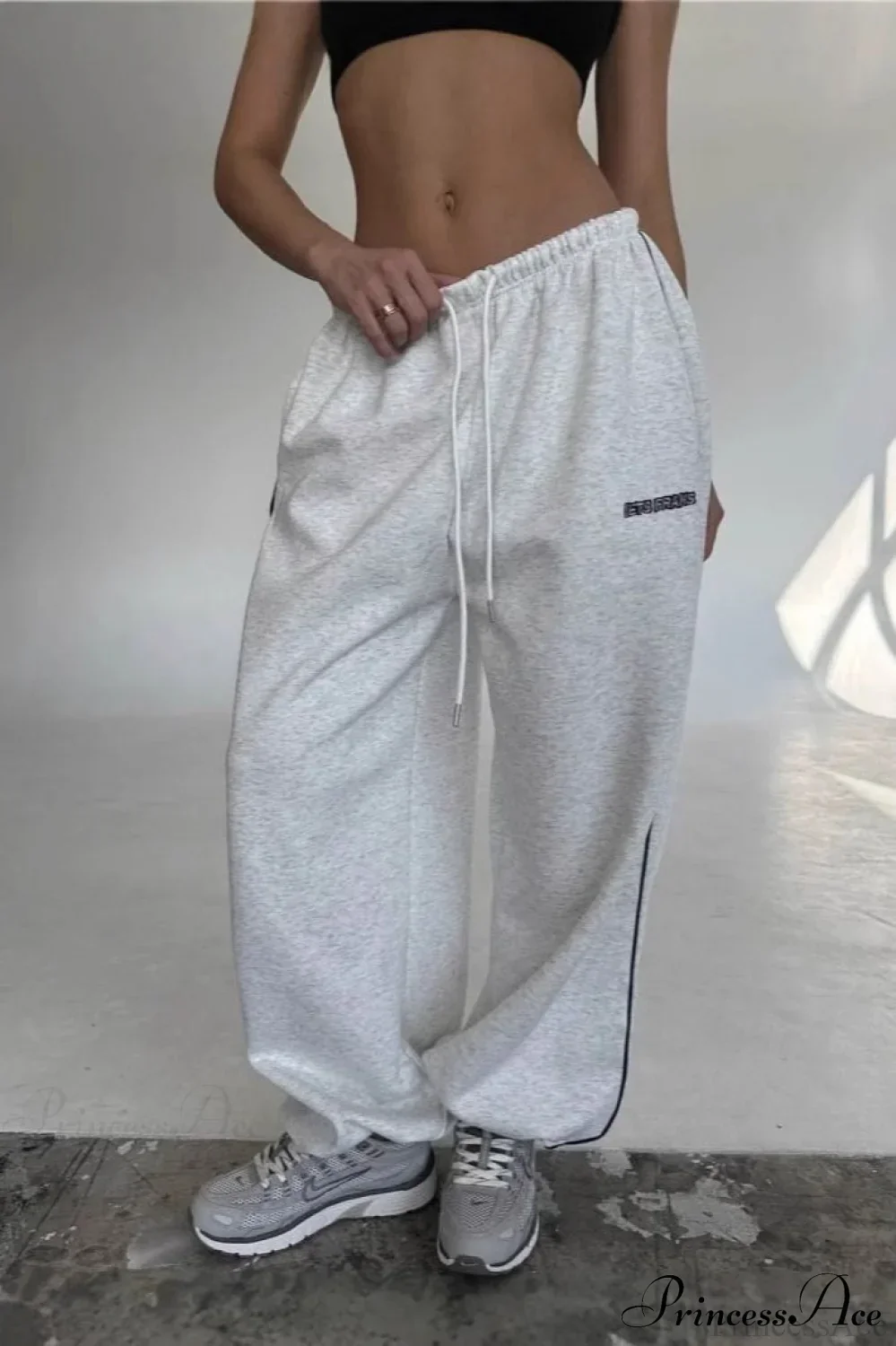 Striped Wide Leg Drapey Convertible Cuffed Pants - Image 8