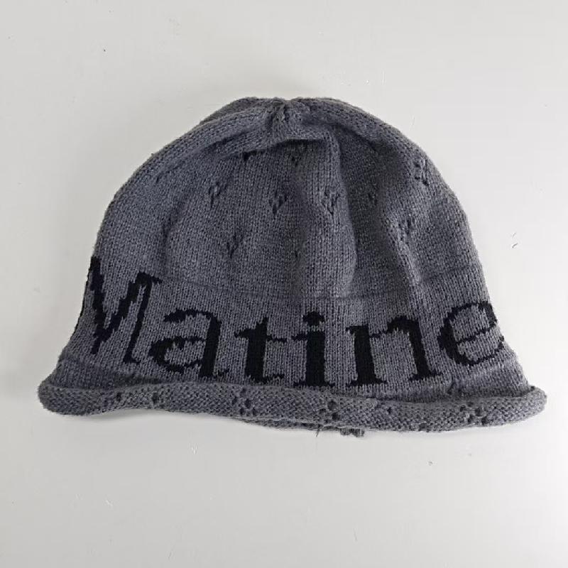Stylish Letter Warm Slouchy Knitted Hat - Image 2