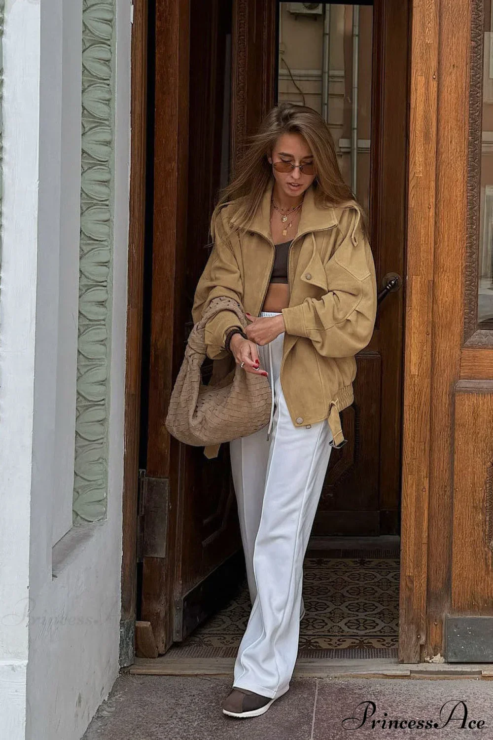 Suede Jacket Style Stylish Coat - Image 3