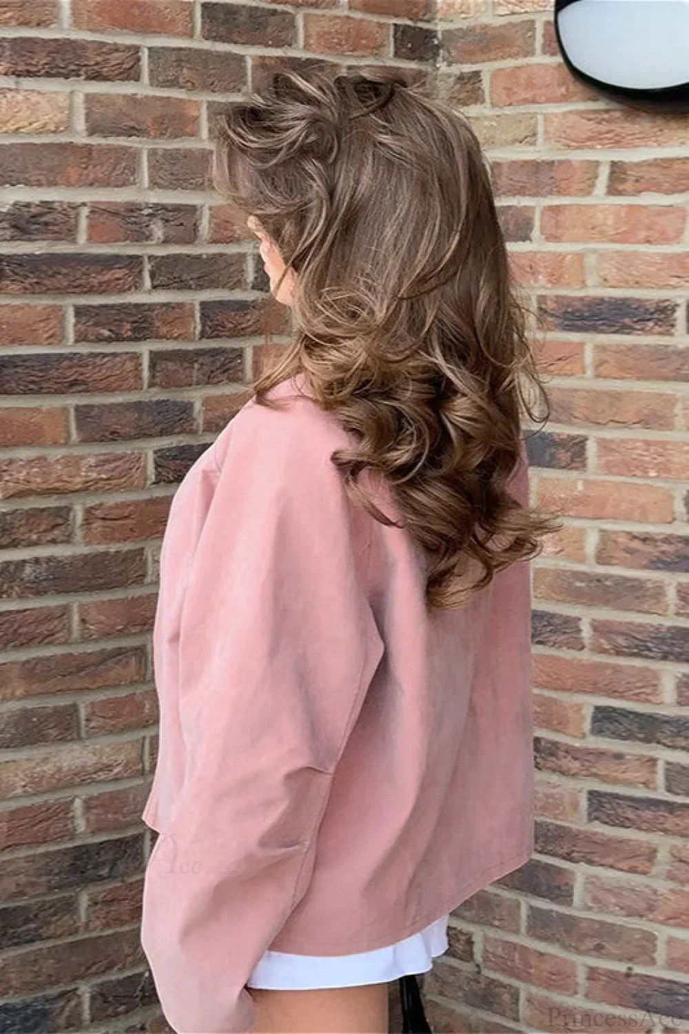 Suede Long Sleeve Solid Elegant Casual Coat - Image 3