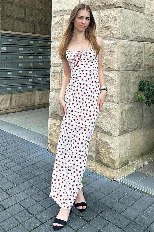 Sweet Corded Lace Cami Floral Dress - Image 3