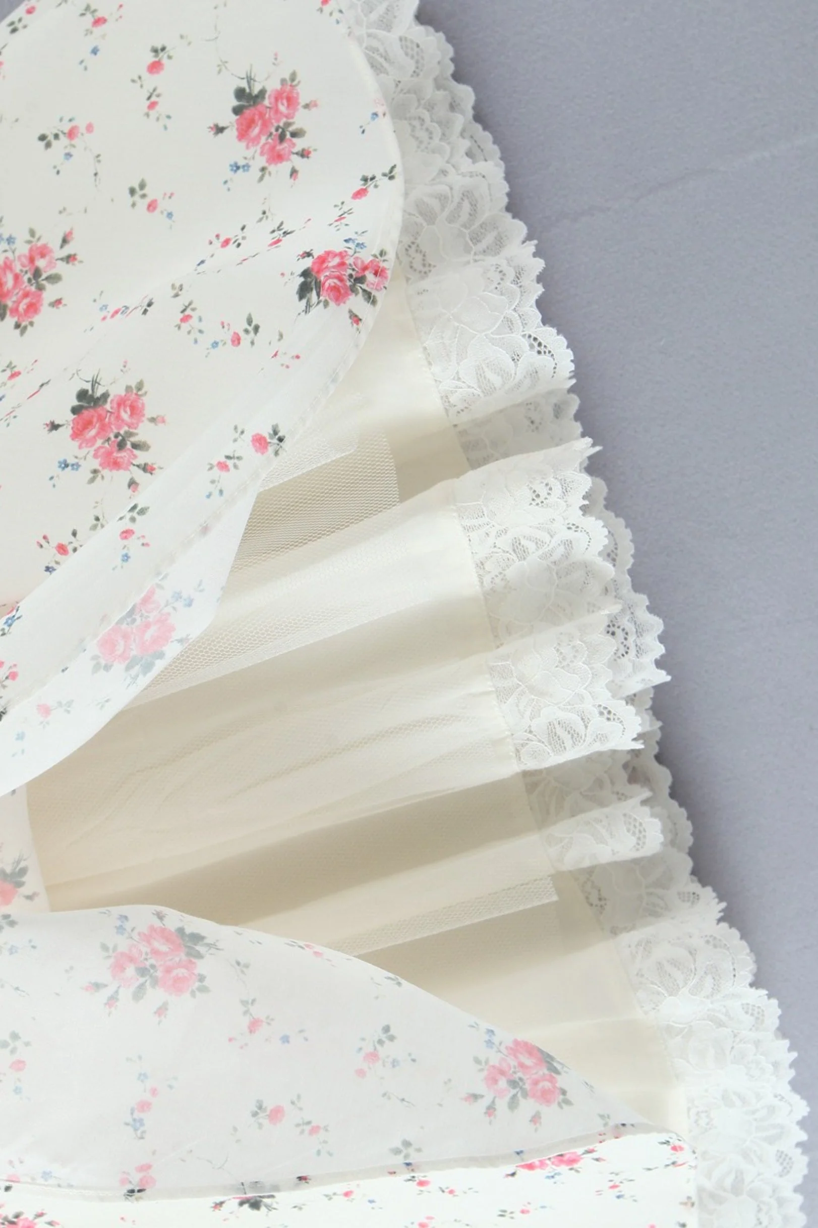 Sweet Floral Bow Off Shoulder Mini Dress - Image 7