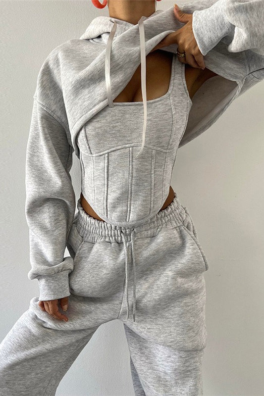 Tank Asymmetrical Hem Three Piece Set - Image 11