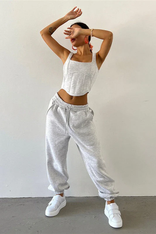 Tank Asymmetrical Hem Three Piece Set - Image 13