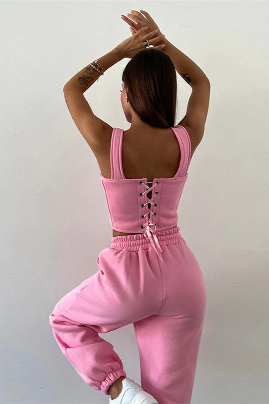 Tank Asymmetrical Hem Three Piece Set - Image 5