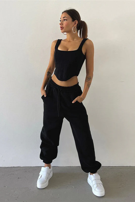 Tank Asymmetrical Hem Three Piece Set - Image 9