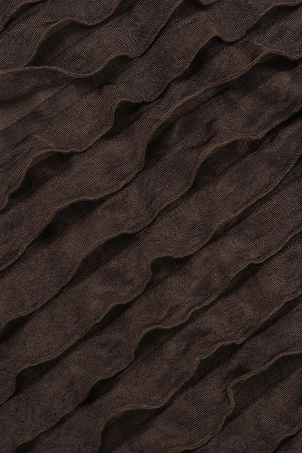 Textured Solid Long Sleeve Tee - Image 4