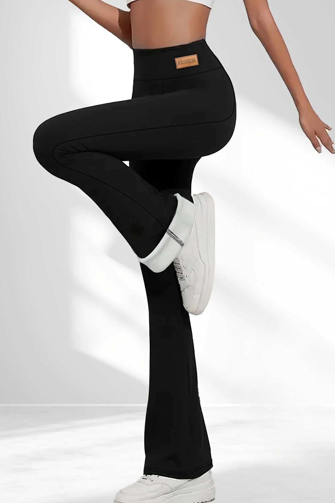 Thermal High-Rise Booty Lifting Flared Leggings - Image 2