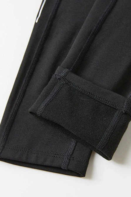 Thermal High-Rise Fleece Lined Running Yoga Leggings - Image 7