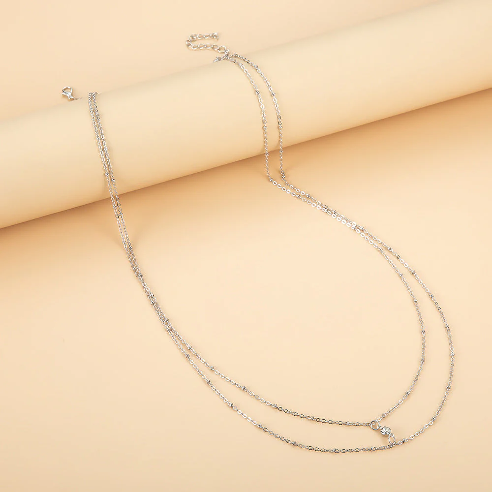 Thin Chain Rhinestone Metal Waist Body Chain - Image 7