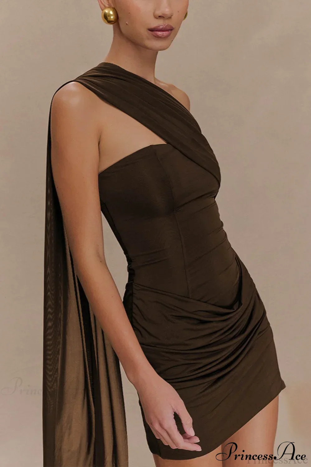 Tulle Sash Strapless Bodycon Party Dress - Image 5