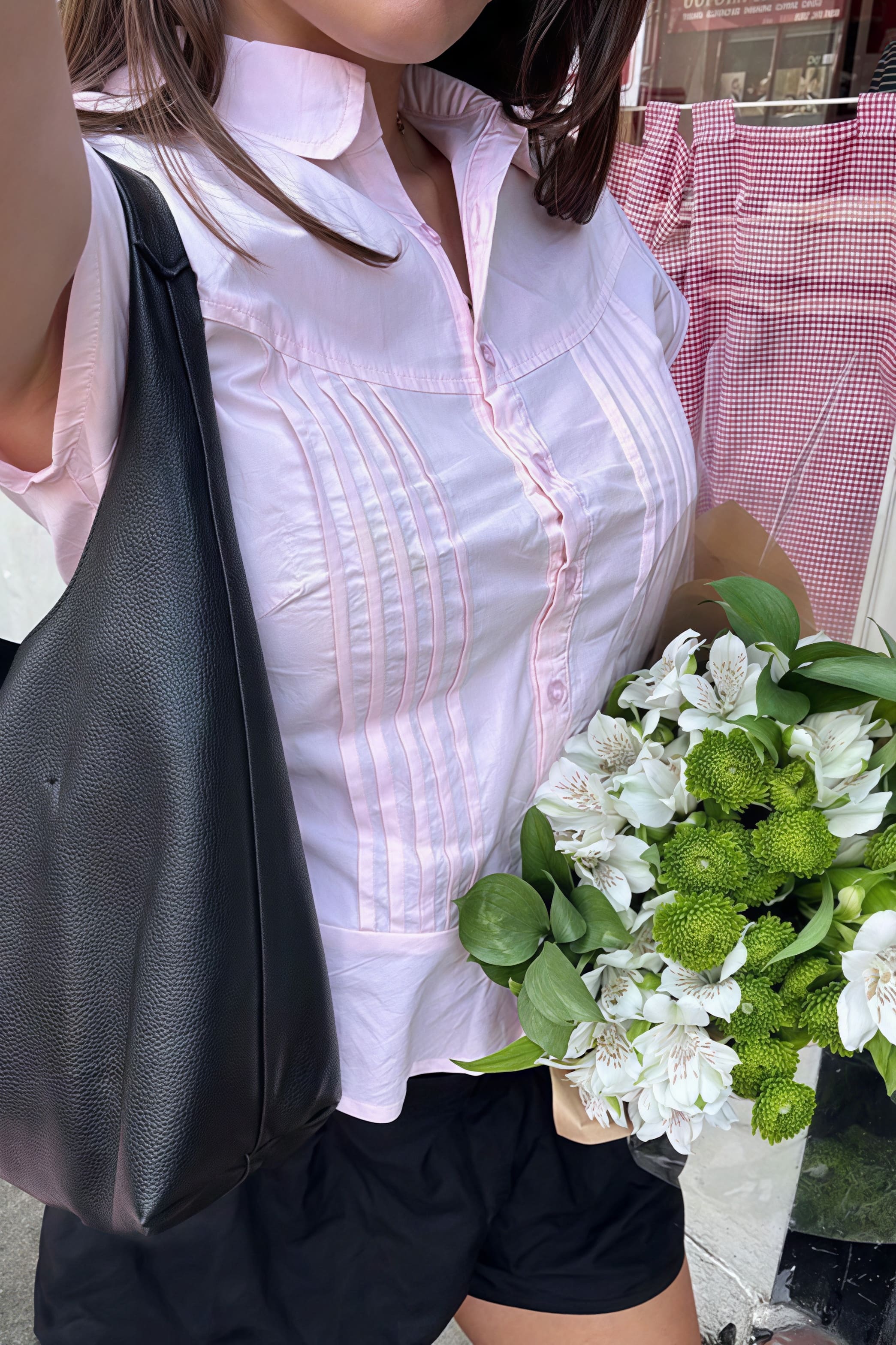 Unique Design Slim Fit Short Sleeve Blouse - Image 9