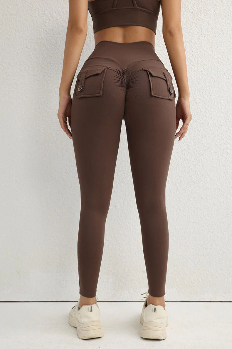 Utility Button High-Waist Booty Leggings - Image 14