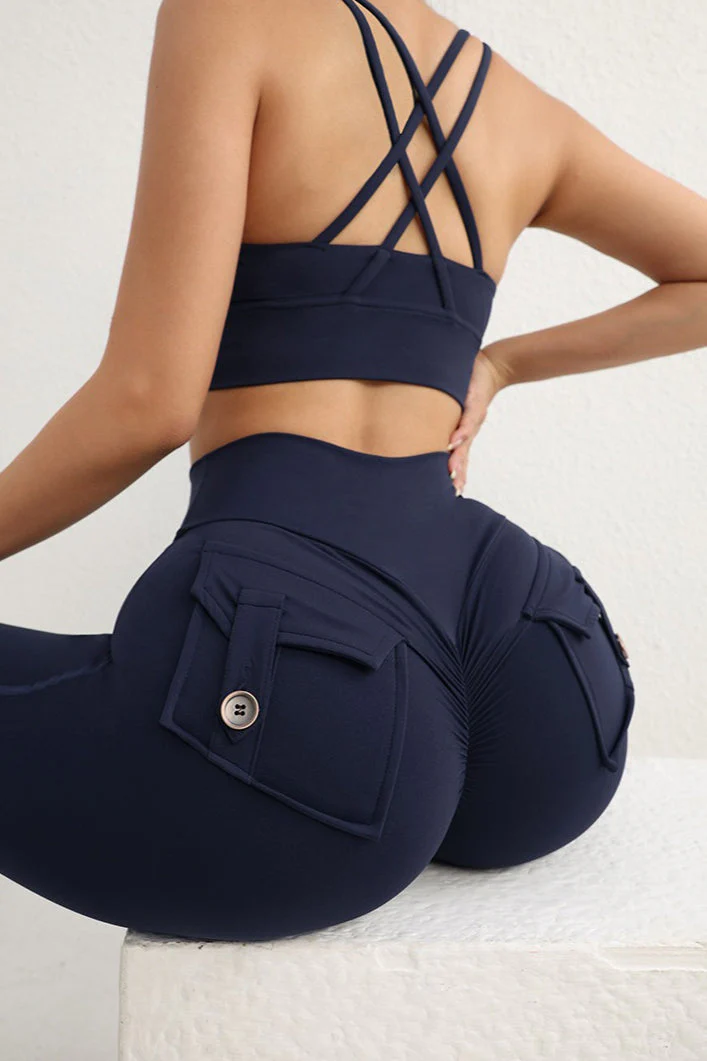 Utility Button High-Waist Booty Leggings - Image 23
