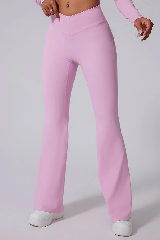 V-Waist Brushed Booty Lifting Workout Leggings - Image 9