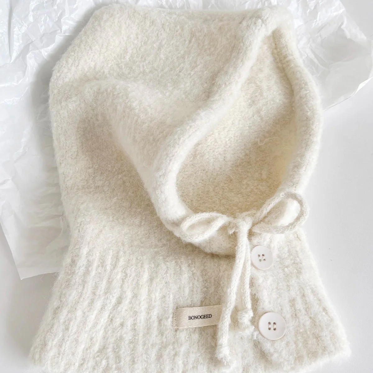 Vintage Balaclava Knit Neck Warmer Hat - Image 12