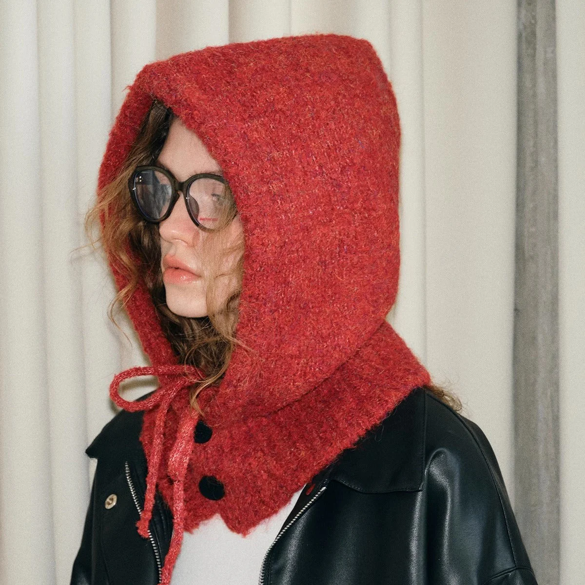 Vintage Balaclava Knit Neck Warmer Hat - Image 3
