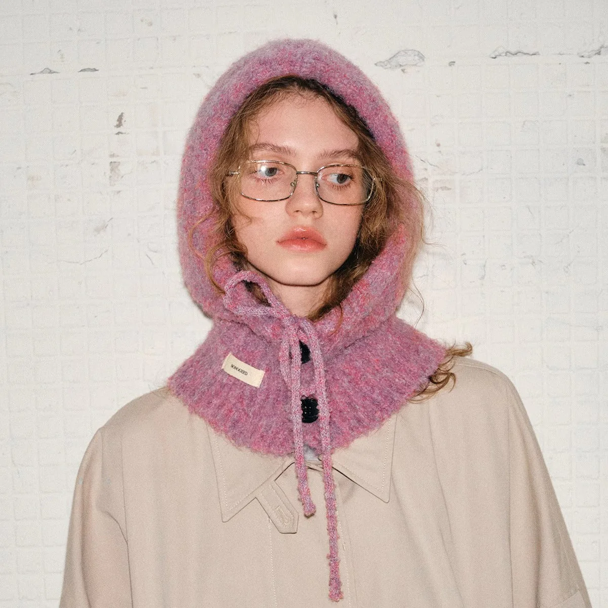 Vintage Balaclava Knit Neck Warmer Hat - Image 5