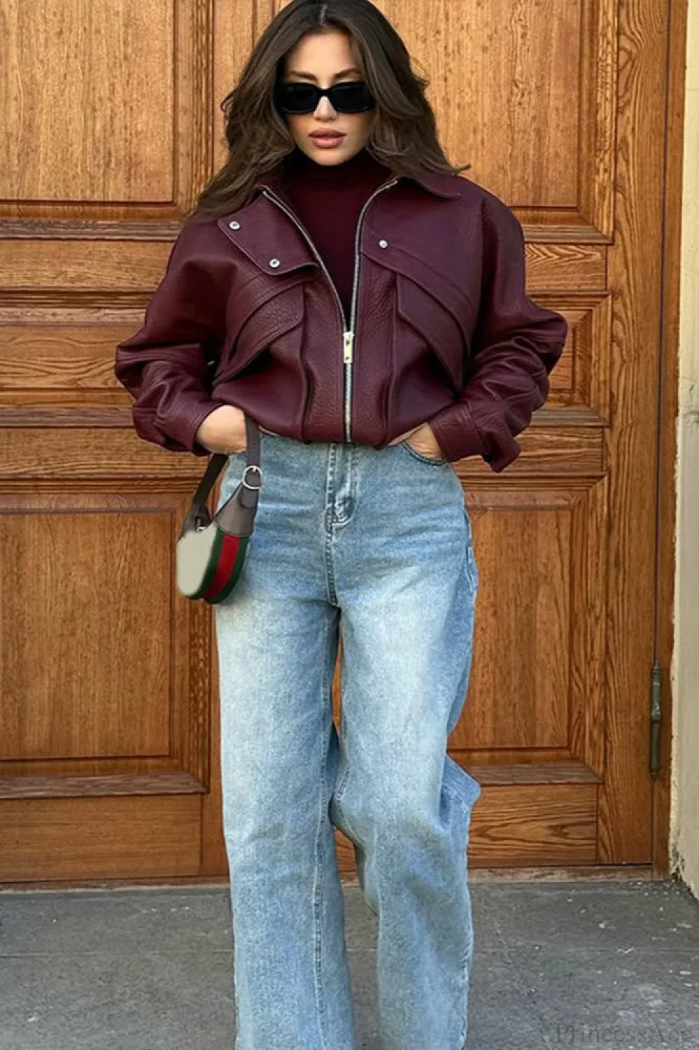 Vintage Casual Lapel Loose Suede Jacket - Image 3