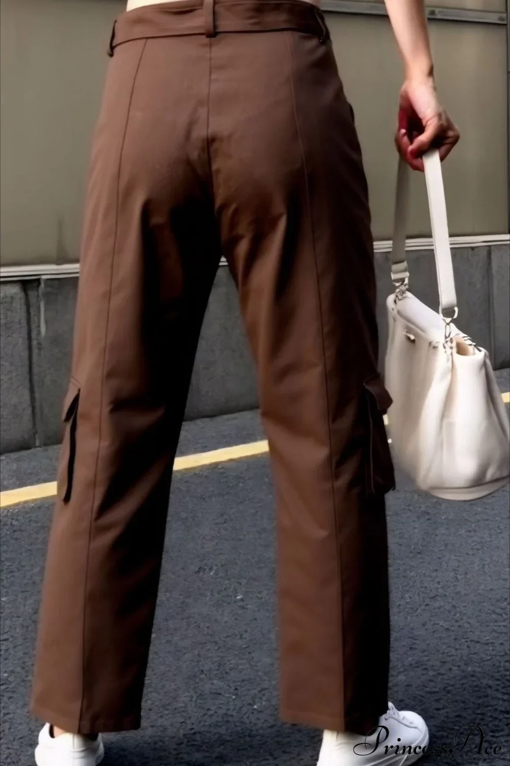 Vintage Denim Multi-Pocket Cargo Pants - Image 4