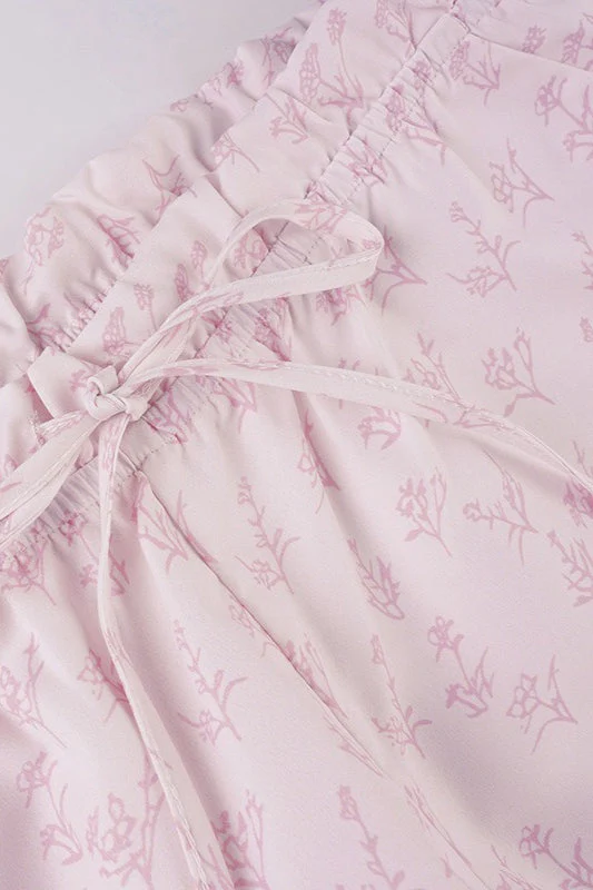 Vintage Floral Wide-Leg Pants - Image 4